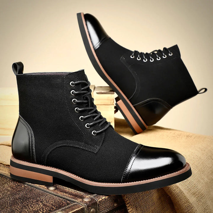 Bottines en cuir marron Oliver Ashford Oxford