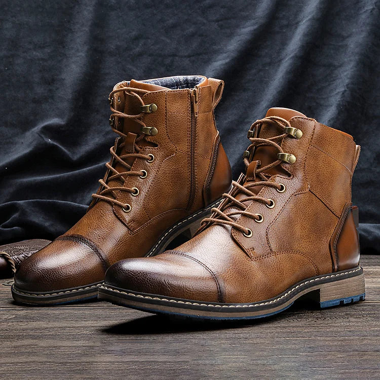 Aaron | Botte Oxford en cuir de haute qualité