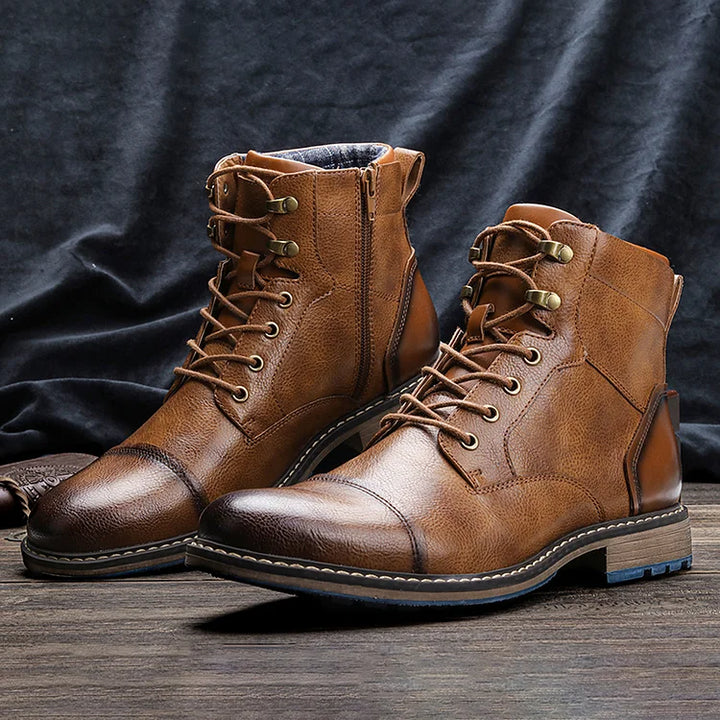 Aaron | Botte Oxford en cuir de haute qualité