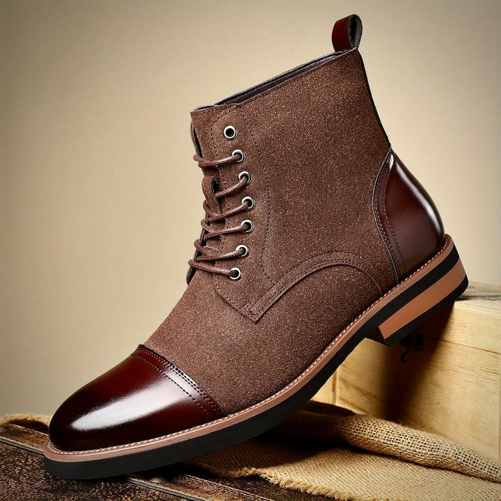 Bottines en cuir marron Oliver Ashford Oxford