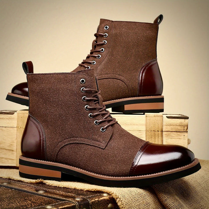 Bottines en cuir marron Oliver Ashford Oxford