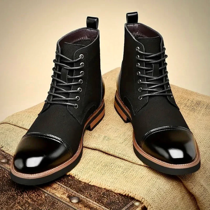 Bottines en cuir marron Oliver Ashford Oxford