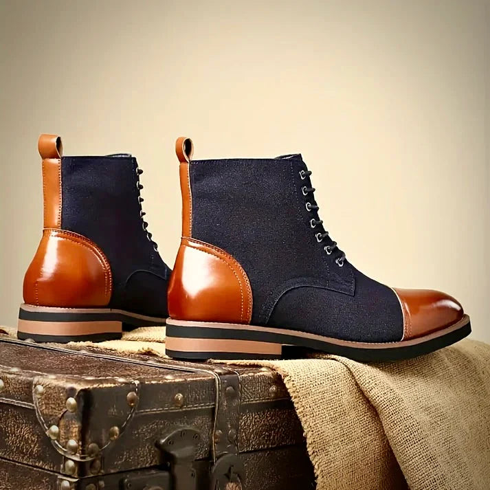 Bottines en cuir marron Oliver Ashford Oxford