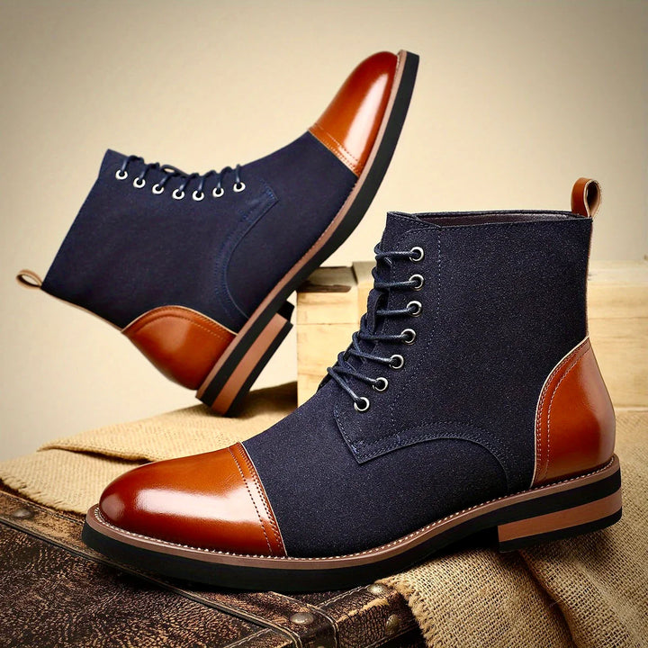 Bottines en cuir marron Oliver Ashford Oxford