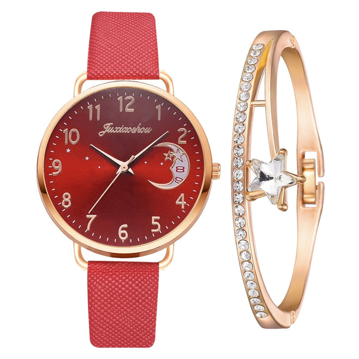 Montre Moon Numbers avec bracelet assorti