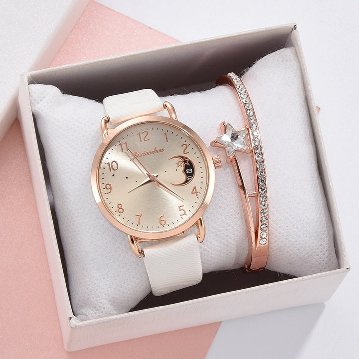 Montre Moon Numbers avec bracelet assorti