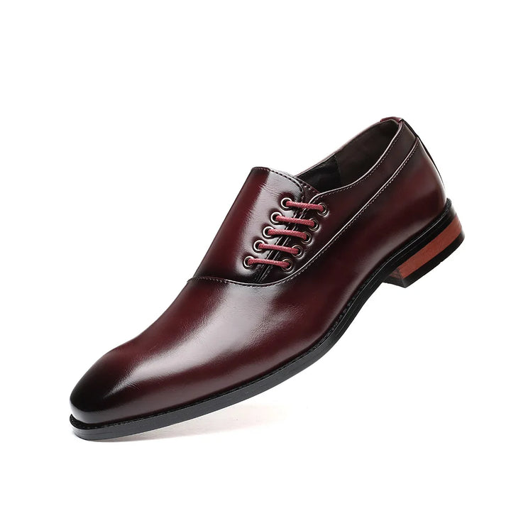Bertolini Chaussures Oxford en Cuir Authentique