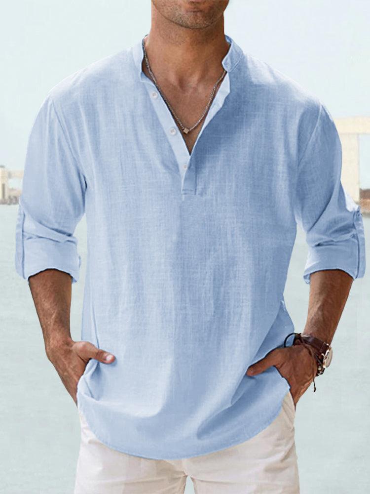 Kevin | Chemise en Lin Masculine