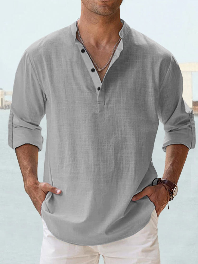 Kevin | Chemise en Lin Masculine
