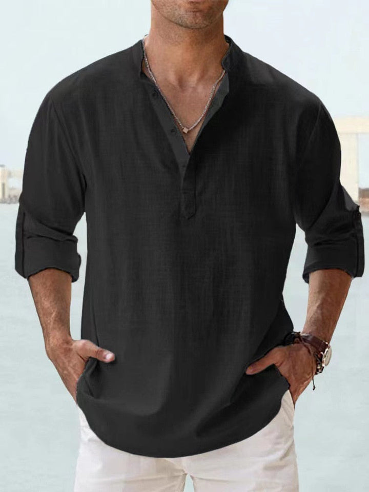 Kevin | Chemise en Lin Masculine