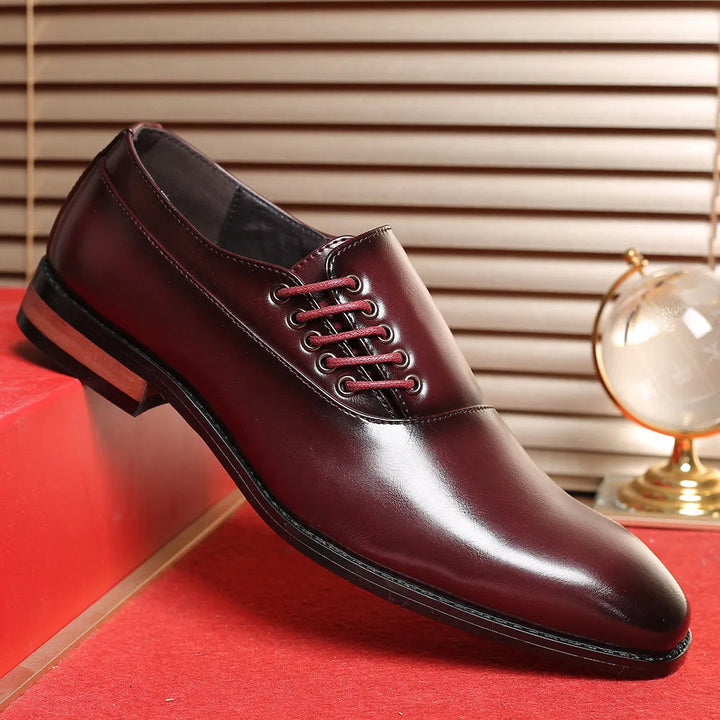 Bertolini Chaussures Oxford en Cuir Authentique