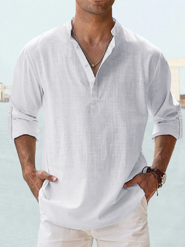 Kevin | Chemise en Lin Masculine