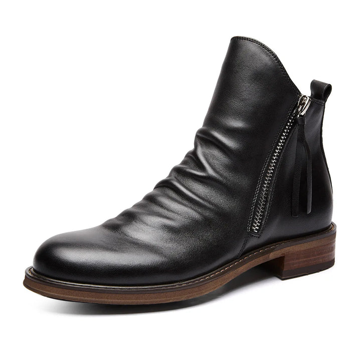 Owens | Bottes Chelsea en cuir véritable