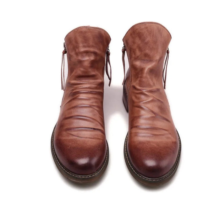 Owens | Bottes Chelsea en cuir véritable
