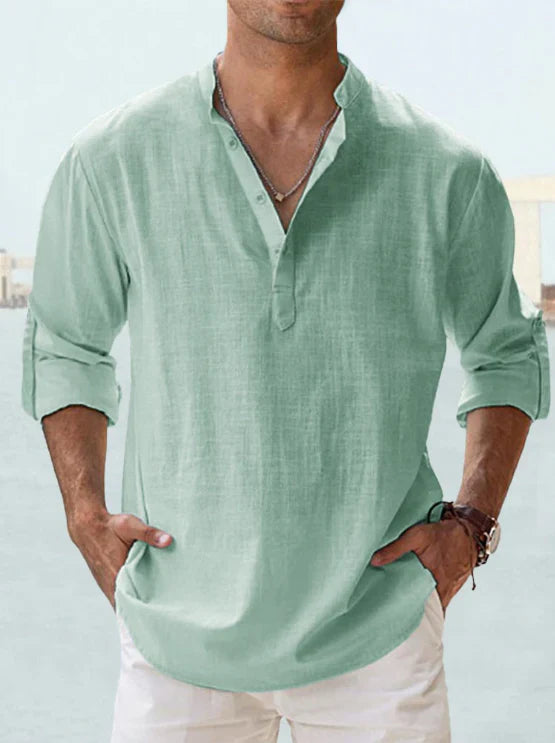 Kevin | Chemise en Lin Masculine