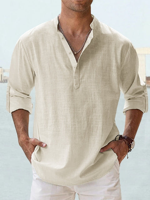 Kevin | Chemise en Lin Masculine