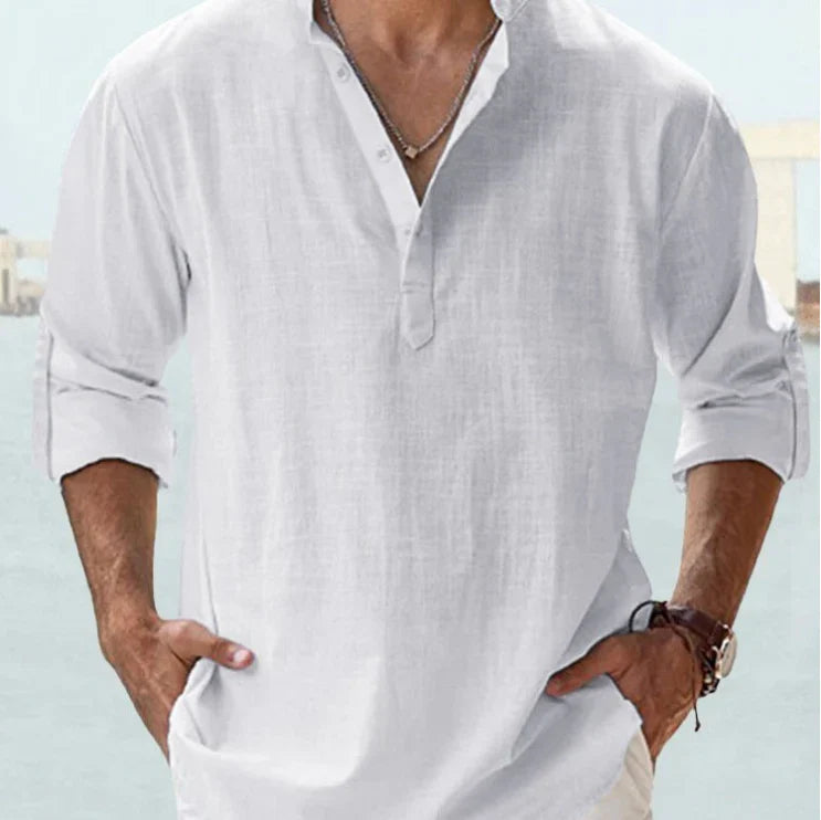Kevin | Chemise en Lin Masculine