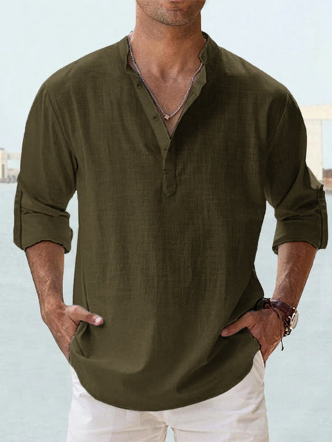 Kevin | Chemise en Lin Masculine