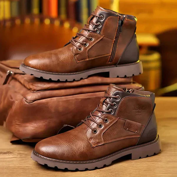 Jethro | Bottes en cuir robuste à lacets