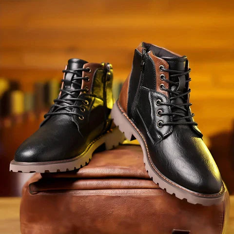 Jethro | Bottes en cuir robuste à lacets